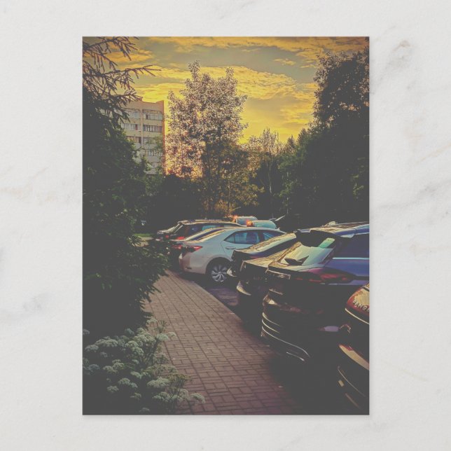 Twilight Silence Urban Postcard – Customizable (Front)