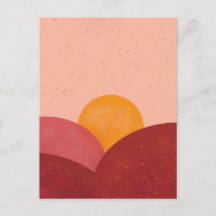 Twilight Sun Set Post Cards / Art Prints