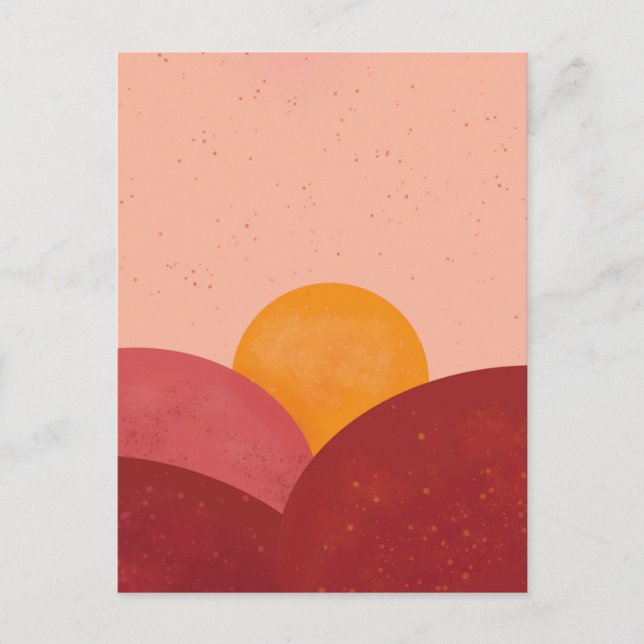 Twilight Sun Set Post Cards / Art Prints (Front)