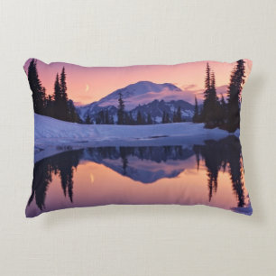 Twilight, Tarn and Crescent Moon Accent Pillow