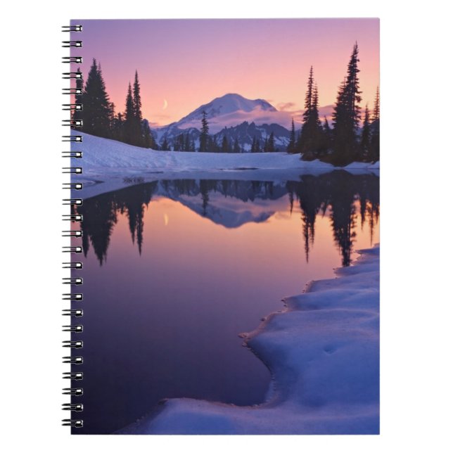 Twilight, Tarn and Crescent Moon Notebook (Front)