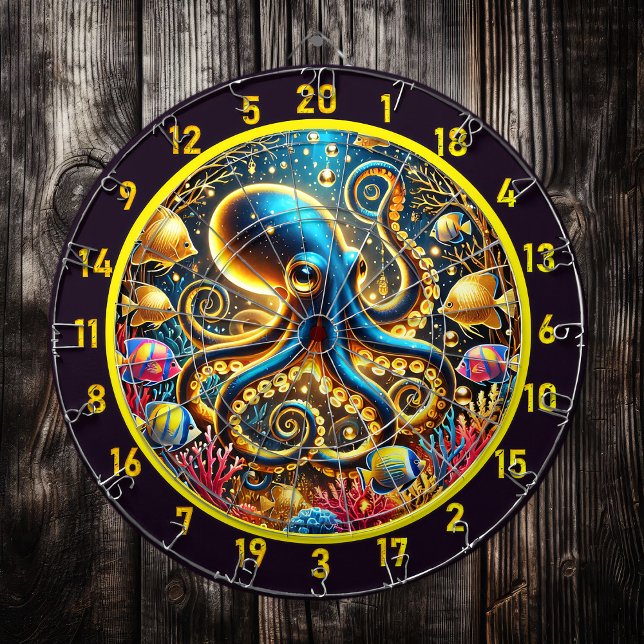 Twilight Tide Octopus Dartboard (Creator Uploaded)