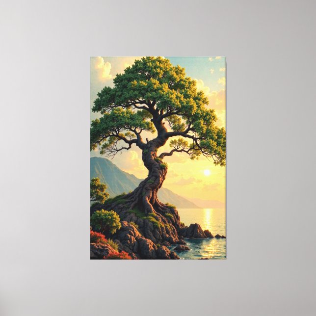 Twilight Tree Canvas Print (Front)