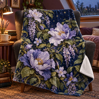 Twilight Vine Canopy Throw Blanket