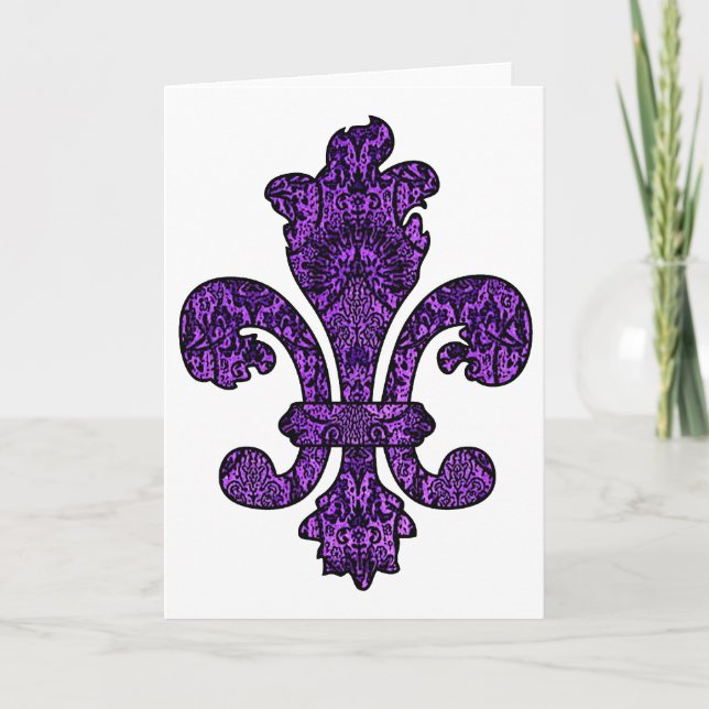 Twilight Violet Goth Card (Front)