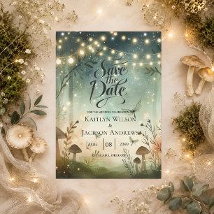 Twilight Whispers of the Woodland Wedding Save The Date