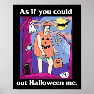 Twillight Spooky Season As If You Could Out Hallow Poster