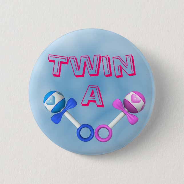 Twin A Button (Front)