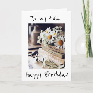 **TWIN** ARE YOU READY TO CELEBRATE "US" CARD