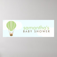 Twin Babies in a Balloon Baby Shower