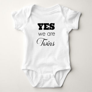 Twins Onesie®, Guess What Personalized Twin Onesie®, Twins