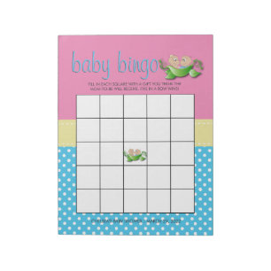 Twin Baby Shower Baby Shower Game Notepad