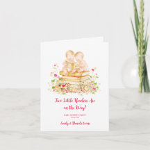 Twin Baby Shower Book Theme First Library LPM26
