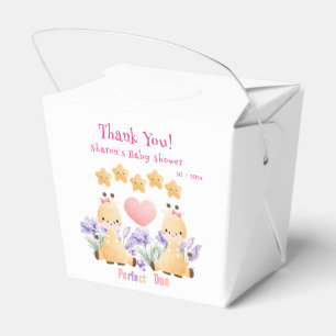 Twin Baby Shower   Cute Giraffe Baby Shower Favor Box