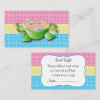Twin Baby Shower - Two Peas In A Pod Book Raffle