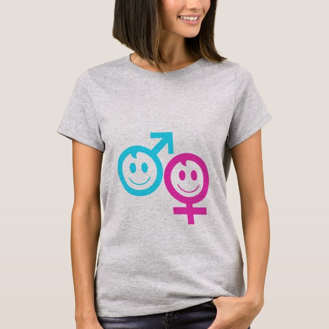 Twin boy and girl t shirt (Front)