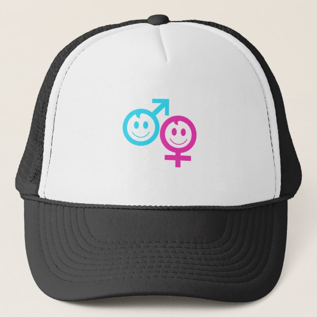 Twin boy and girl trucker hat (Front)