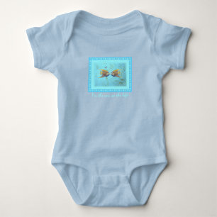 Twin Boy Angelfish Baby Bodysuit