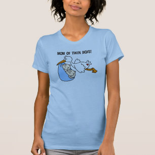 Twin Boys Maman-Stork Tshirts et cadeaux