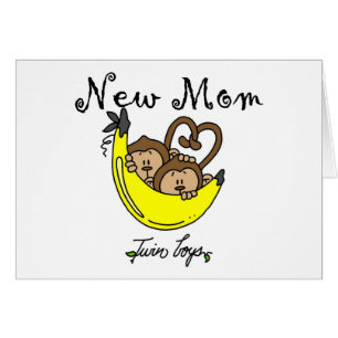 Twin Boys New Mom Tshirts and Gifts
