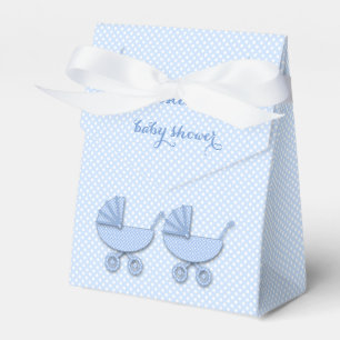 twin boys polka dots - favour box