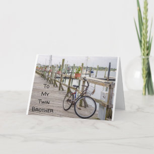 **TWIN BROTHER** ON YOUR SPECIAL DAY! BIRTHDAY CARD