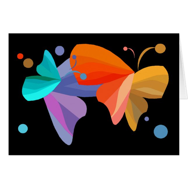 Twin Butterflies (Front Horizontal)