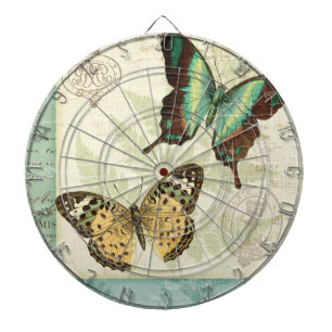 Twin Butterflies Dartboard