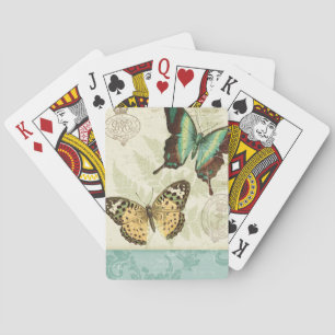 Twin Butterflies Playing Cards