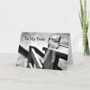 TWIN CHRISMAS LOVE-GREETING CARD