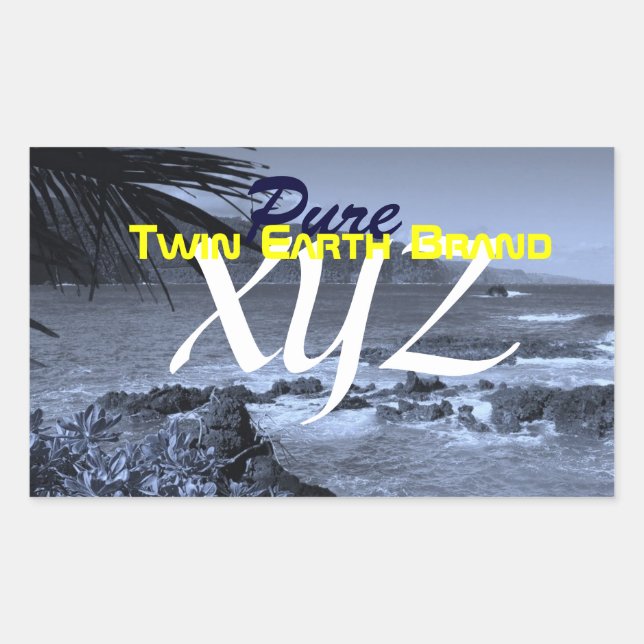 Twin Earth Brand: Pure XYZ Sticker (Front)