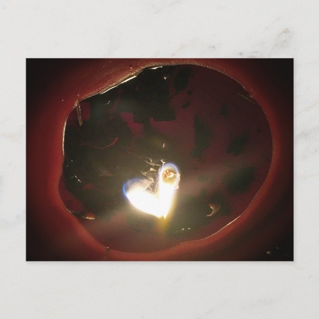 Twin Flame Heart Postcard (Front)