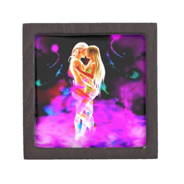 TWIN FLAME psychedelic Jewelry Box (Front)