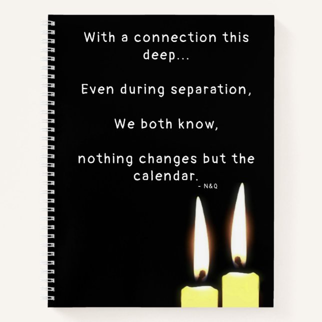 Twin Flame Soulmate Separation Notebook (Front)