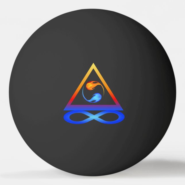 Twin Flame Symbol- Ping Pong Ball (Front)