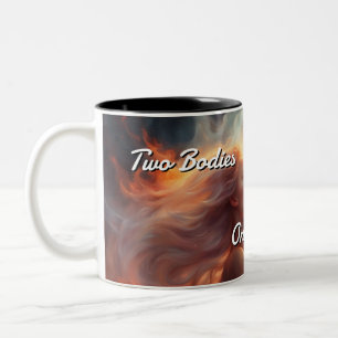 Twin Flames 003 Two-Tone Coffee Mug