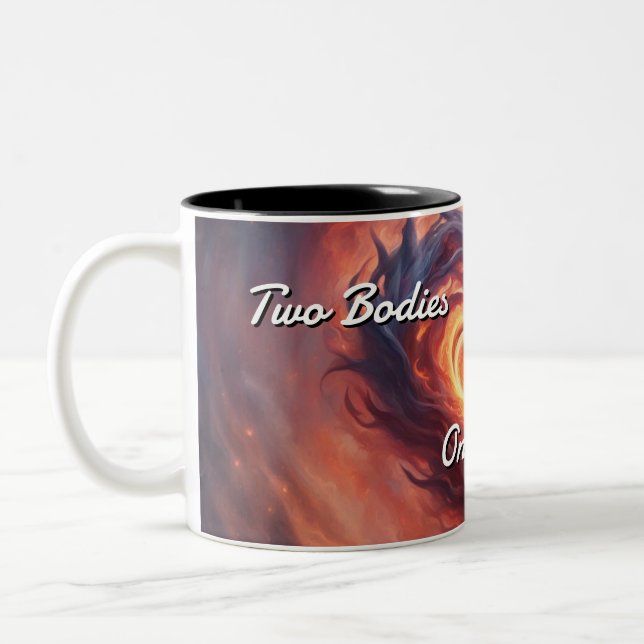 Twin Flames 019 Two-Tone Coffee Mug (Left)