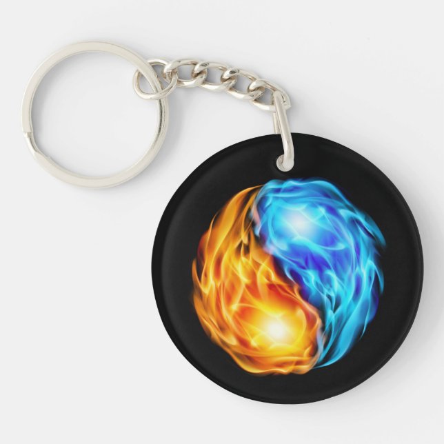 Twin Flames Keychain (Front)