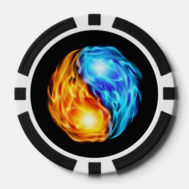 Twin Flames Poker Chips (Front)
