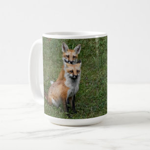 Twin Foxes Café Mug