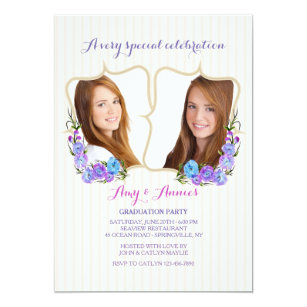 twins graduation invitations zazzle ca