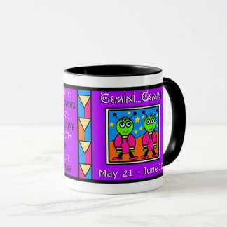 Twin Gemini Martians Mug