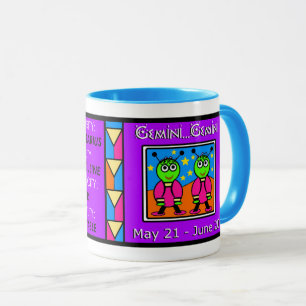 Twin Gemini Martians Mug
