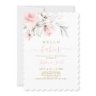 Twin Girls Baby Shower Invitation