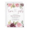 Twin girls Blush burgundy girl baby shower floral