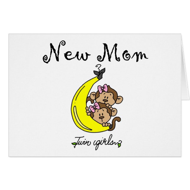 Twin Girls New Mom T-shirts et cadeaux (Devant horizontal)