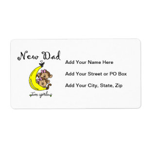 Twin Girls New Papa Cadfts