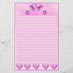 Twin Girls Stationary Stationery