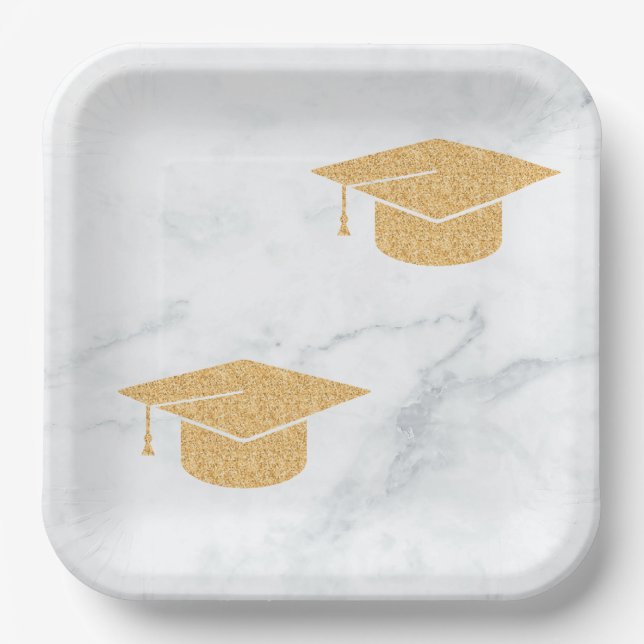 Twin Graduation Party Plates (Front)