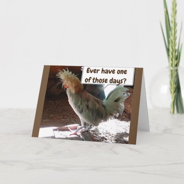 ***TWIN*** HAVING BAD DAY AT "40th" BIRTHDAY Card (Front)